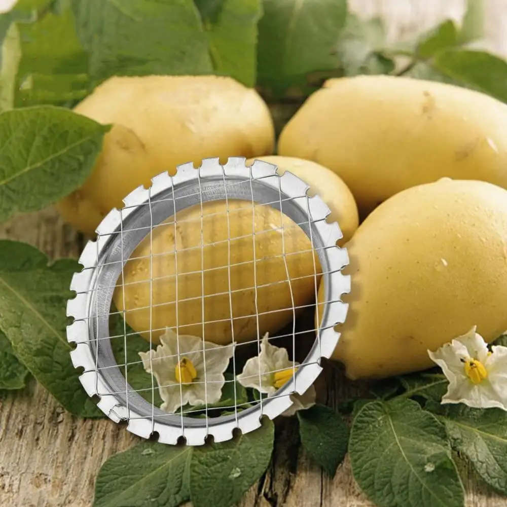 Kitchen Egg Chopper Potato Slicer Stainless Steel Fruit Vegetable Salad Cube Grid Egg Cutter Device Accessories Gadgets Tools