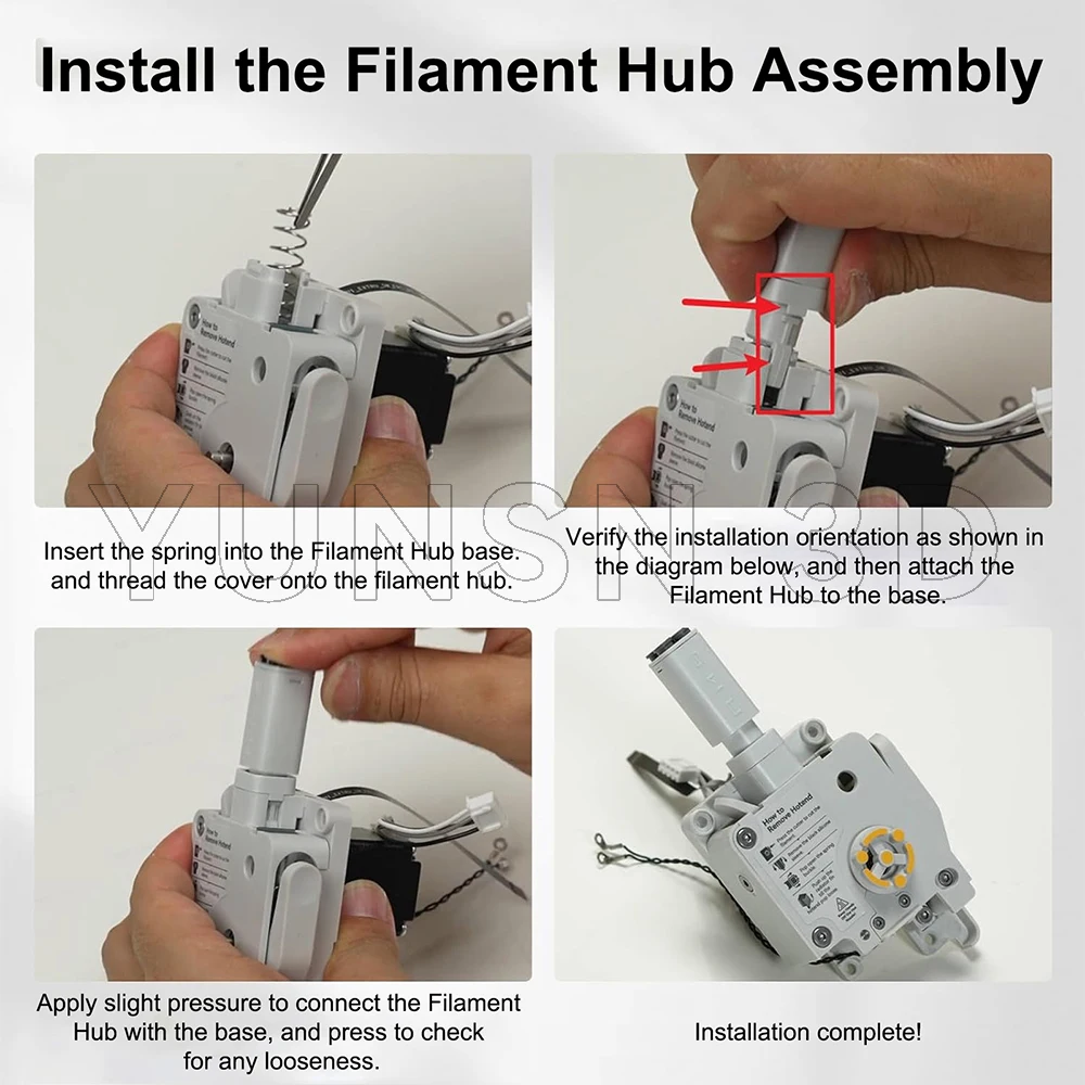 For Bambu Lab A1 AMS Wire Hub Five Way Component Switch
