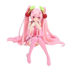 Cherry Blossom Hatsune Miku Anime Figure - Pink Dress Edition (No Box)