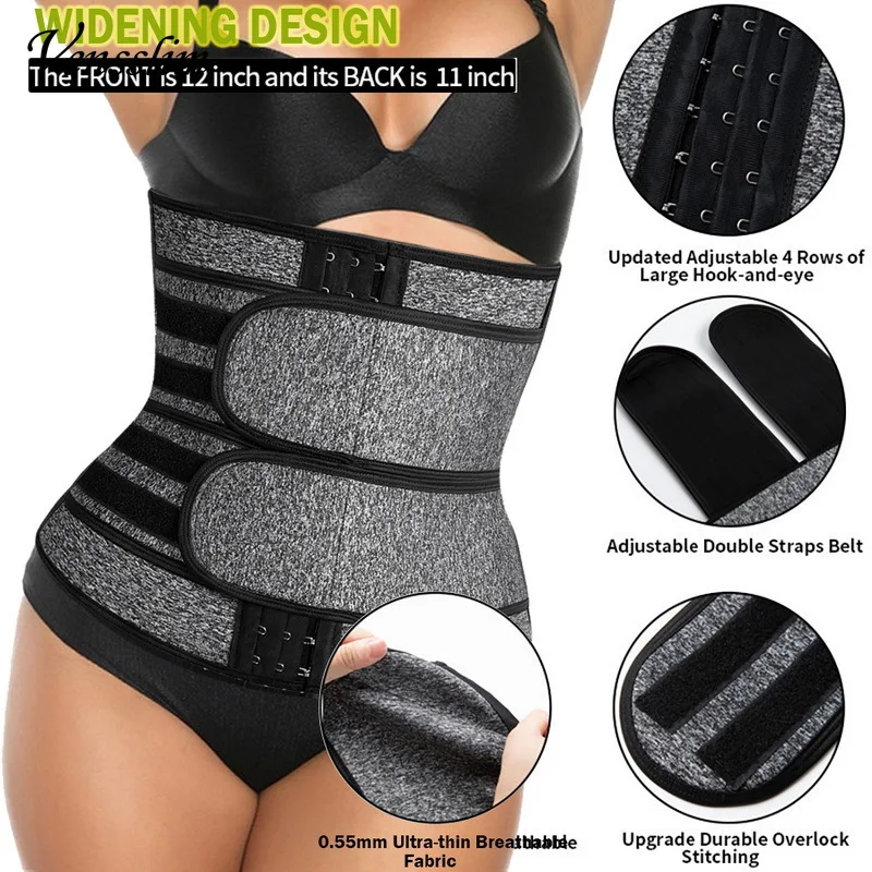 Cintura Dimagrante In Neoprene VITOMOR Per Donna – Life Trainer Per Addominali E Vita, Supporto Lombare E Post-Parto, Taglia Unica Regolabile - 3