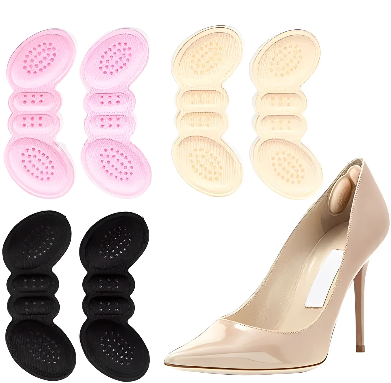 

High Heel Pad Women Insoles for Shoes Adjust Size Adhesive Heels Pads Liner Grips Protector Sticker Pain Relief Foot Care Insert