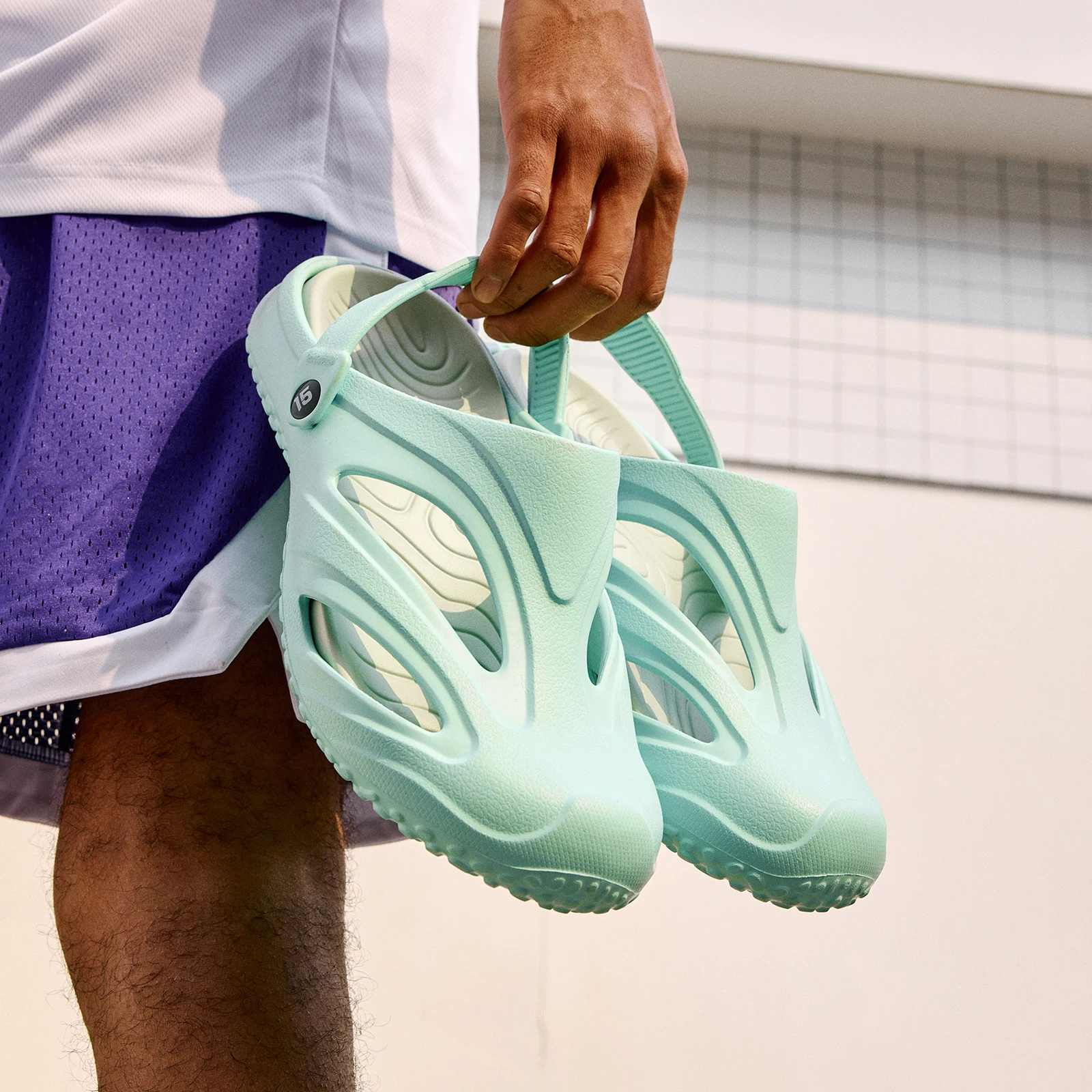 Fashion Non Slip Sports Slippers - On Feet