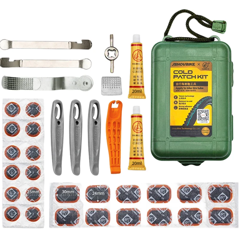 

Bicycle Tube Repair Kit Portable Bike Patch Repair Kit Ergonomic Bike Kit Durable Bike Tool Kit For Travel Camping Car
