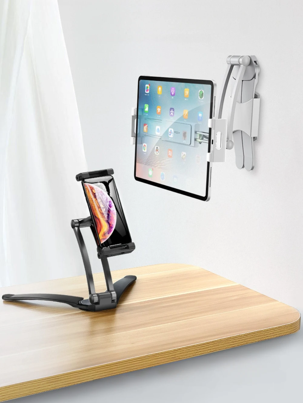 Dosvsi キッチン タブレットスタンド クランプマウント ipadホルダー3 Amazon.co.jp: woleyi タブレットスタンド アームクリップ式