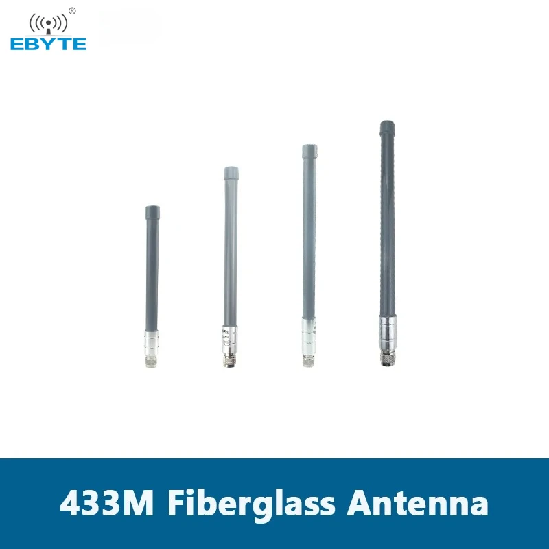 433MHz 로라 유리섬유 안테나 EBYTE 야외용 N-J 커넥터 LTE 안테나 장거리 고이득 4-6dBi 방수 라우터 모뎀용