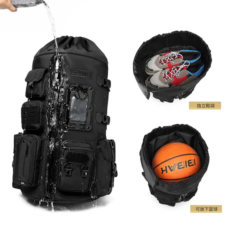Waterproof Sports Backpack for Men Outdoor Basketball