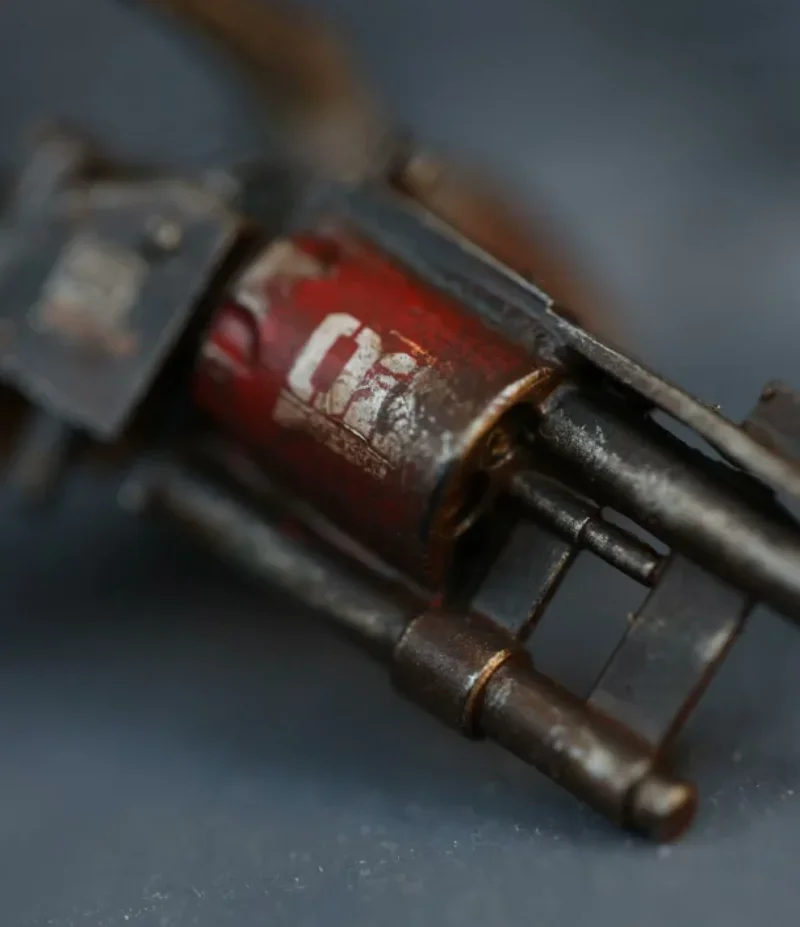 1/6 Scale Soldier Revolver Model for 12'' Waste Soil Style