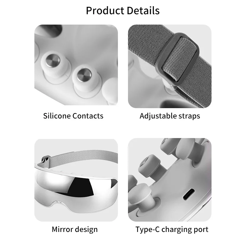 Eye Massager Acupoint Vibration Pulse Hot Compress Eye Care