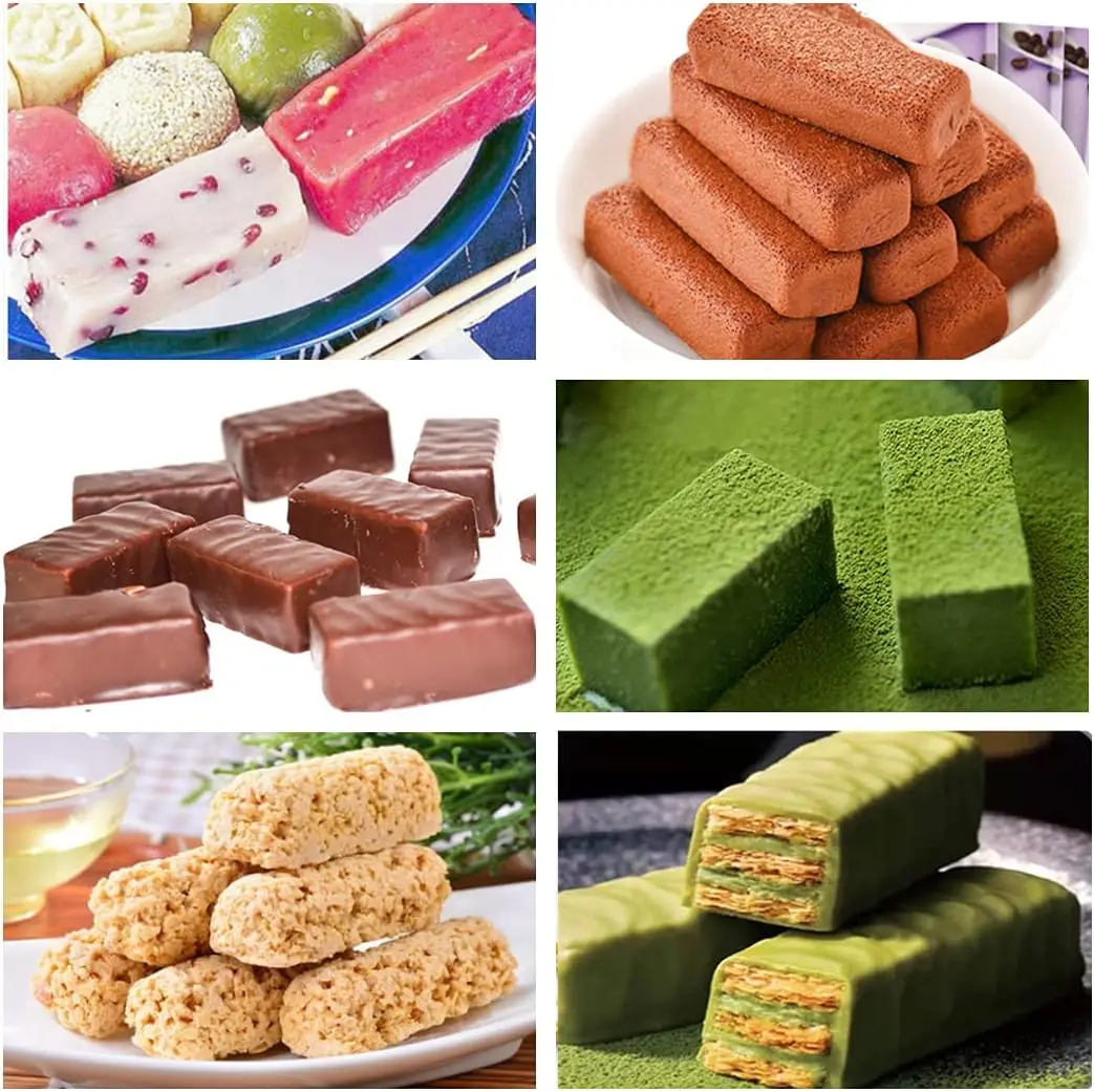 12 Cavity Granola Bar Mold Silicone Rectangle Energy Bar Mold Cereal Molds for Ganache Chocolate Bar Truffles Cheesecake
