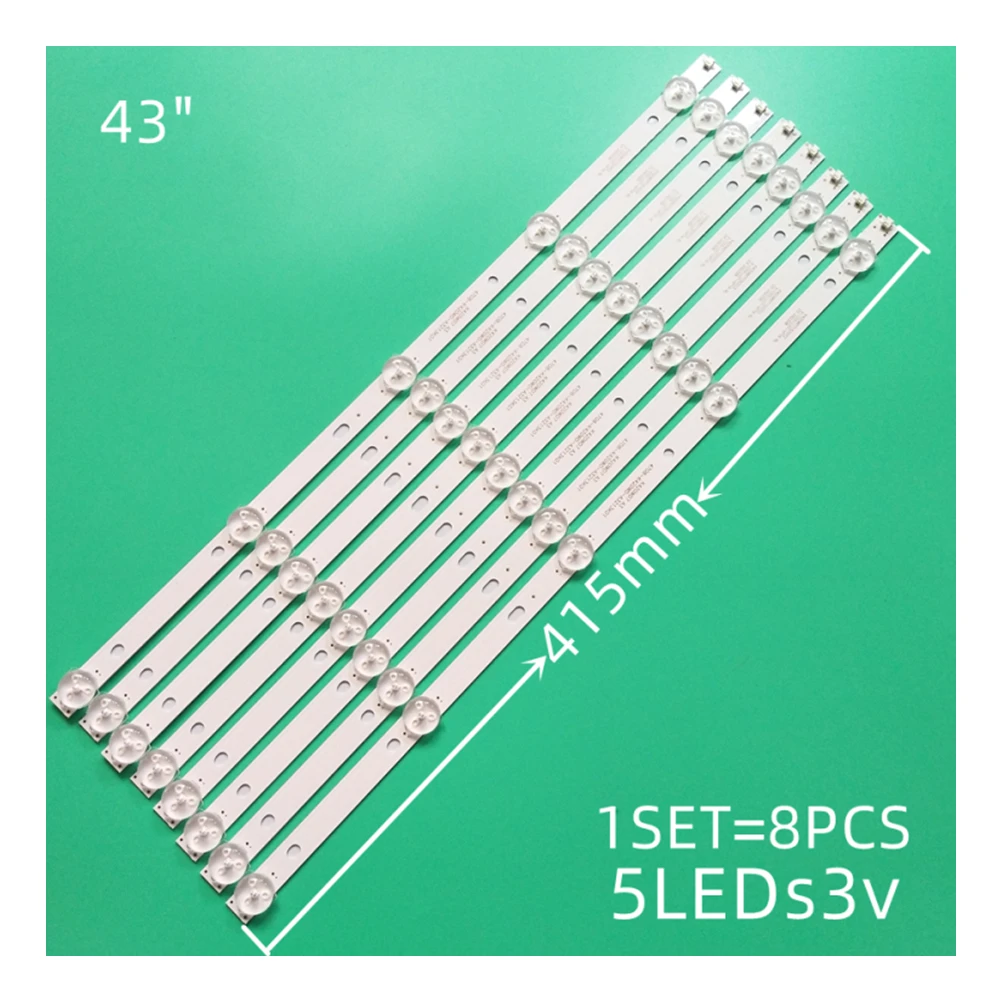 

LED strips for P HILIPS 43 TV 43PFT6100S/67 42PUF6052/T3 43PHT4001/60 43PFT4001/60 K430WD9 4708-K420WD-A3213K01 K420WD7 A3