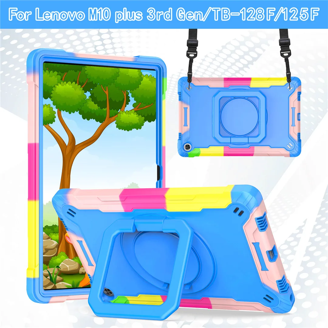 Custodia Protettiva Per Bambini Per Lenovo Tab M10 Plus 3Rd Gen 10.6 2022 Cover Antiurto Per Lenovo Tab M10 Plus Tb-125F Tb-128F