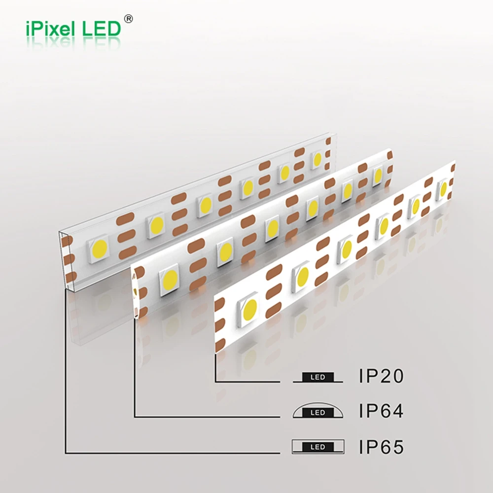 

Светодиодная ленсветильник iPixel LED DC 12 В 30LED s/M WS2811 IC