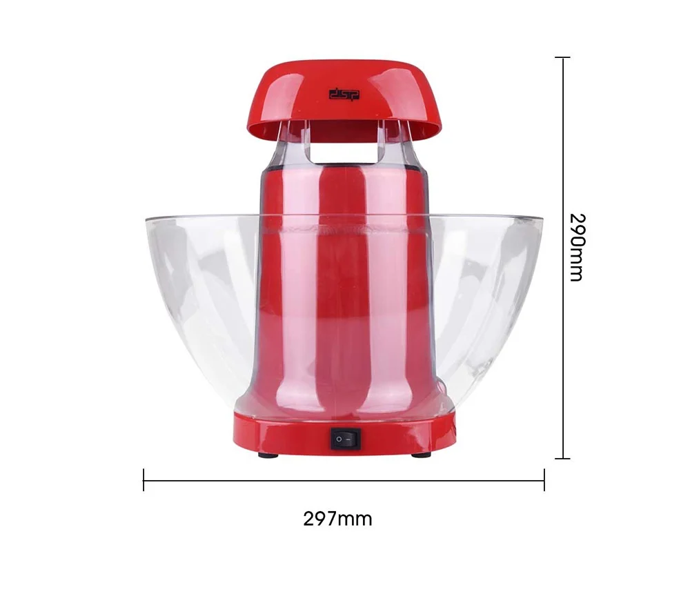 Household Popcorn Machine Hot Air Fast Popcorn Machine Electric Mini Portable Plastic Kitchen Supplies 미니뻥튀기기계