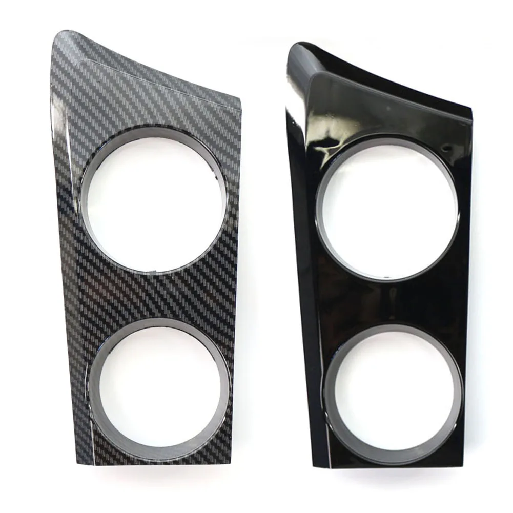 Center Console Cup Holder Carbon Fiber Center Console Cup Holder Panel Trim Cover for BMW E81 E82 E87 E88 1 Series 2004-2011 LHD