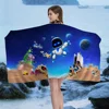A-Astro B-Bot Game Robot Anime Beach Swimming Towel Soft Absorbent Washcloth Children's Gifts for Kids Travel Camping Gym 3