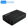 4 Port UK Plug