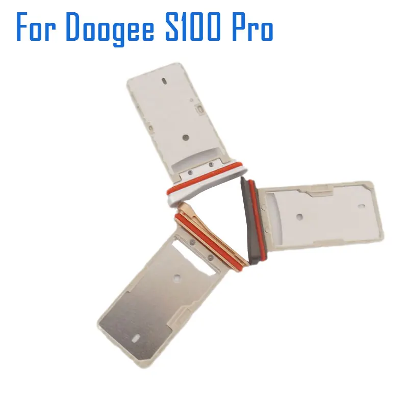 Nuovo Originale Doogee S100 Pro Sim Tf Card Holder Vassoio Sim Card Slot Accessori Di Ricambio Per Doogee S100 Pro Smart Phone