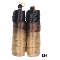 Extensions de cheveux tressés à boucles françaises, cheveux synthétiques, tresses à boucles en spirale, haute température, cheveux pré-étirés ombrés, adt Wave 6