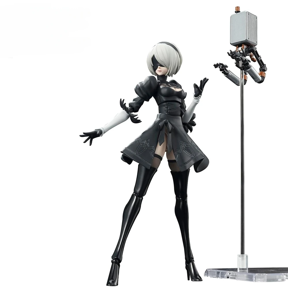 

In Stock Original NieR: Automata 2B 30cm Action Figure Collection Model Action Around Genuine Dolls Toy Gift
