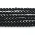 Round Black Agate