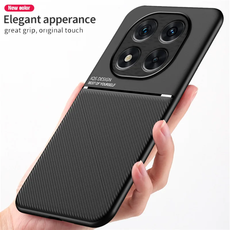 Sleek Matte UltraThin Leather Magnetic Phone Case