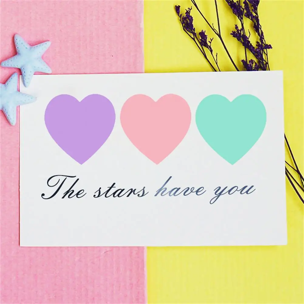 500pcs Colorful Heart-shaped Sticker Self-adhesive Sticker Label For Wedding Party Decoration Gift Sealing dropshipping