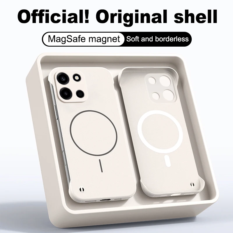 Agsafe Frameless Magnetic Wireless Charging Slim Hard Phone Case