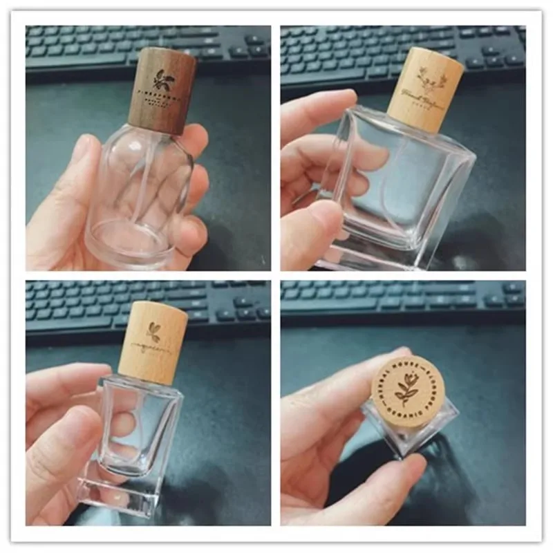 5PCS 50ML Premium Refillable Glass Perfume Bottles, Empty Spray Containers with Elegant... - SKU PBGS1600 - UGI Packaging