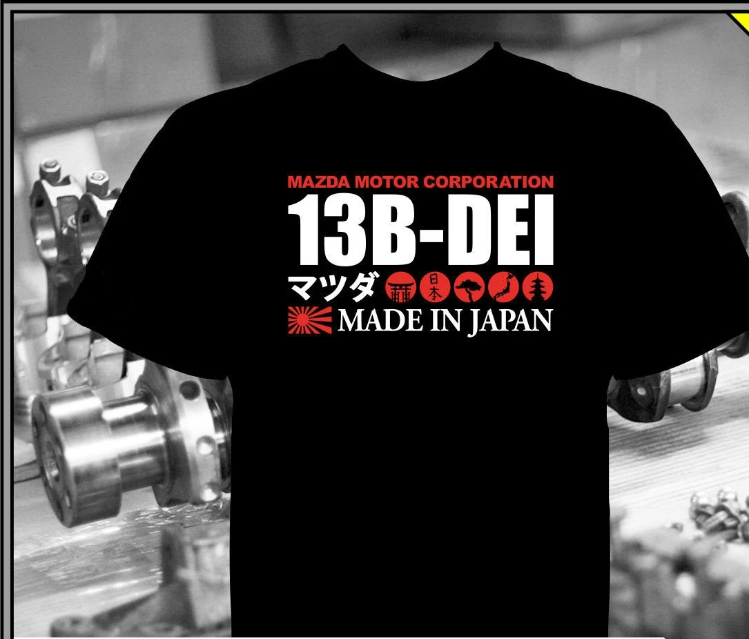 

Мужская футболка Mazda 13B-DEI FC3S S4 S5 RX-7