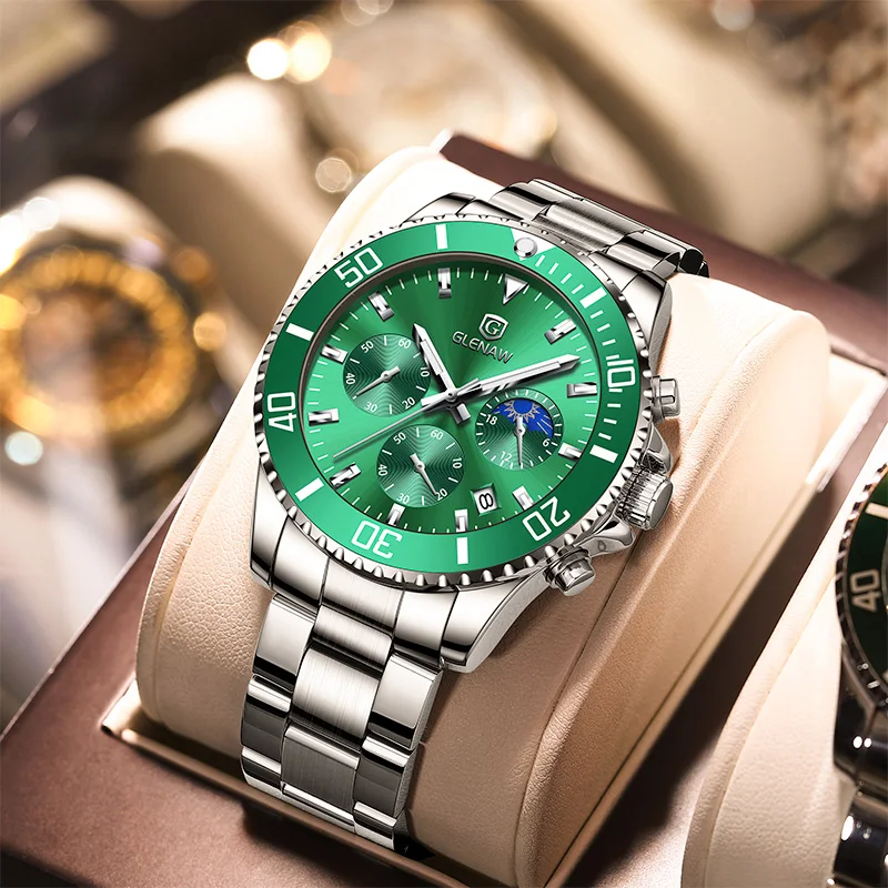Thick Luminous Waterproof Men's Quartz Watch