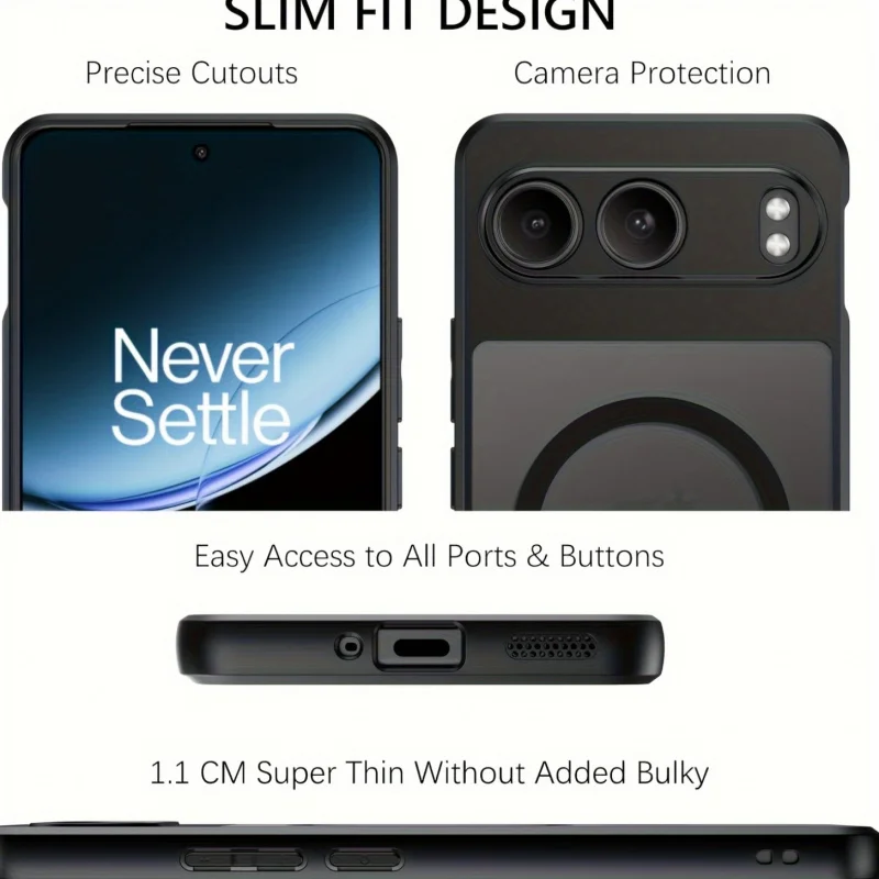 Shockproof Hard Matte Back Case