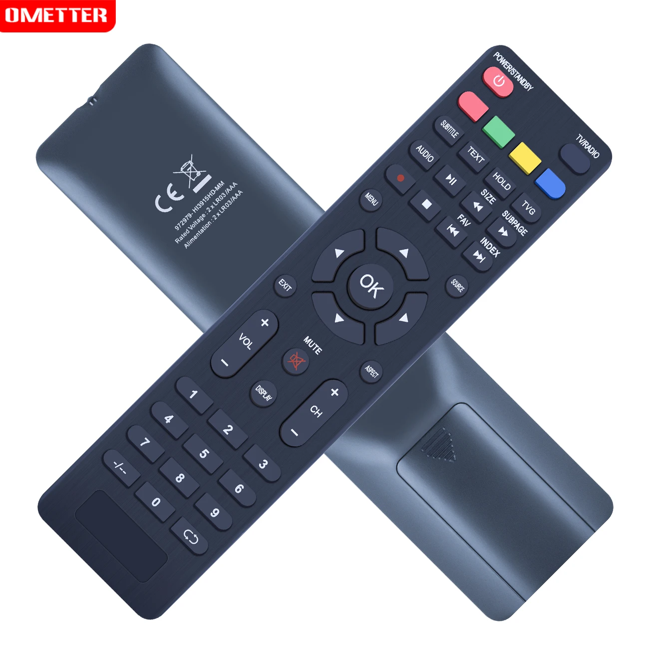 Telecommande pour High one HI4304UHD-MM HI5001HD-MM HI5001UHD-MM