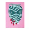 Light Luxury Retro Vase Air Conditioning Blanket Sofa Cover Blanket Deluxe Sense of Four Seasons Blanket Nap Office Blanket 6