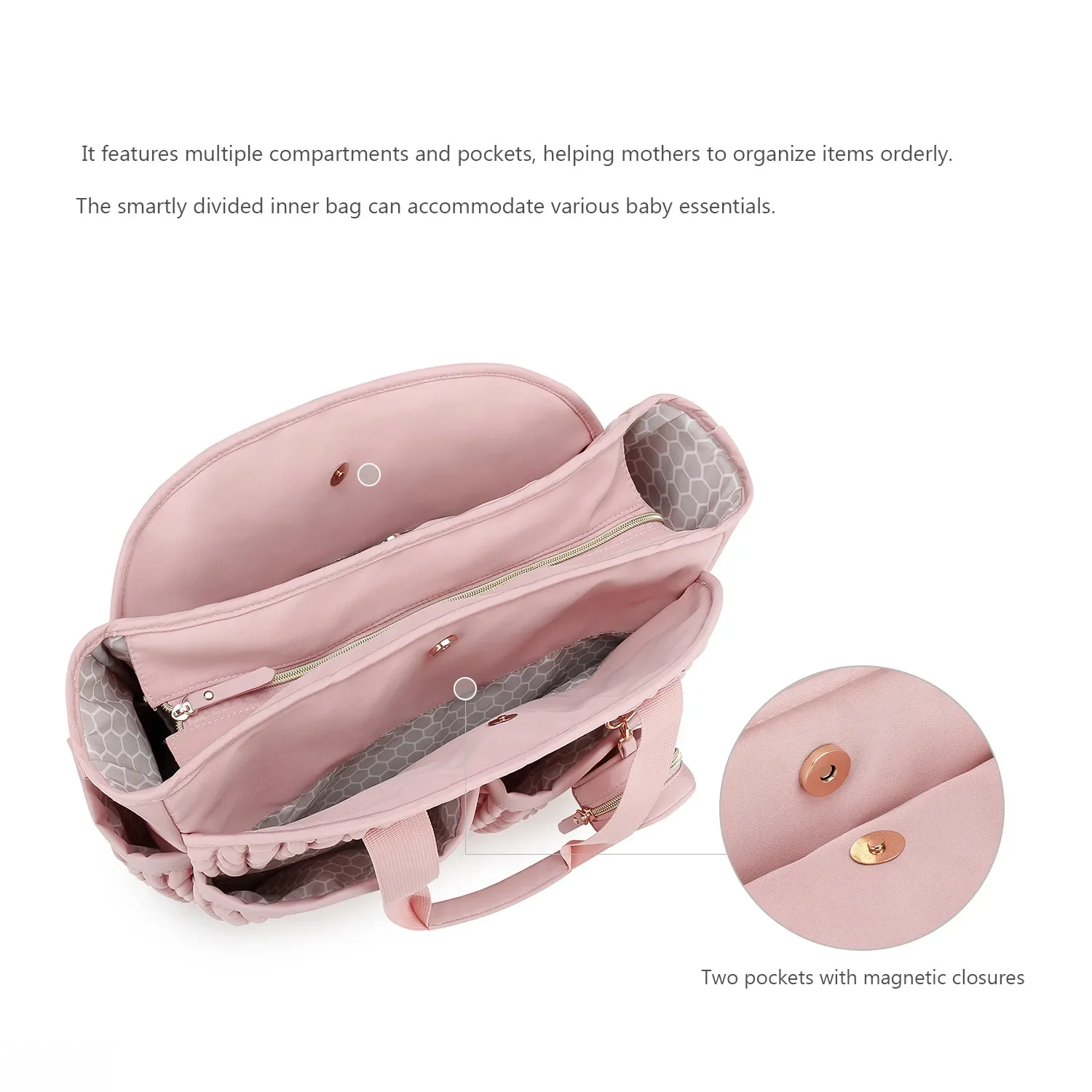 Baby Diaper Bag Nappy Bag Mummy Bag Waterproof Travel Baby Diaper Bags for Mom Stroller Mommy Maternity Totes Shoulder Bags New - 5
