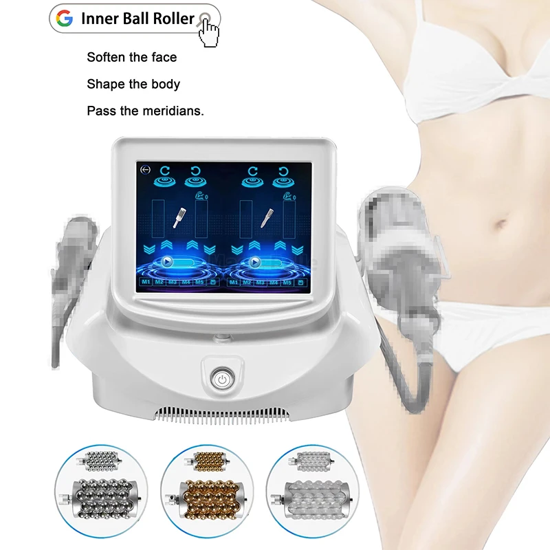 Body Slimming Inner Ball Lymphatic Drainage 5d 3d Massage Vibrator Equipment Vacuum Roller Machine With Rf For Fat Burning