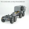 CROSS 1/12 RC MC8A 8*8 Off Road Car Military Truck KIT Motor Light Sound Vehicle Unassembled Toy Boys Gift Model TH11096 2