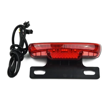 Luce posteriore per bicicletta elettrica Notte 36-60V Ciclismo LED Lampada di avvertimento di sicurezza Ebike Fanale posteriore Accessori per biciclette elettriche biciclet
