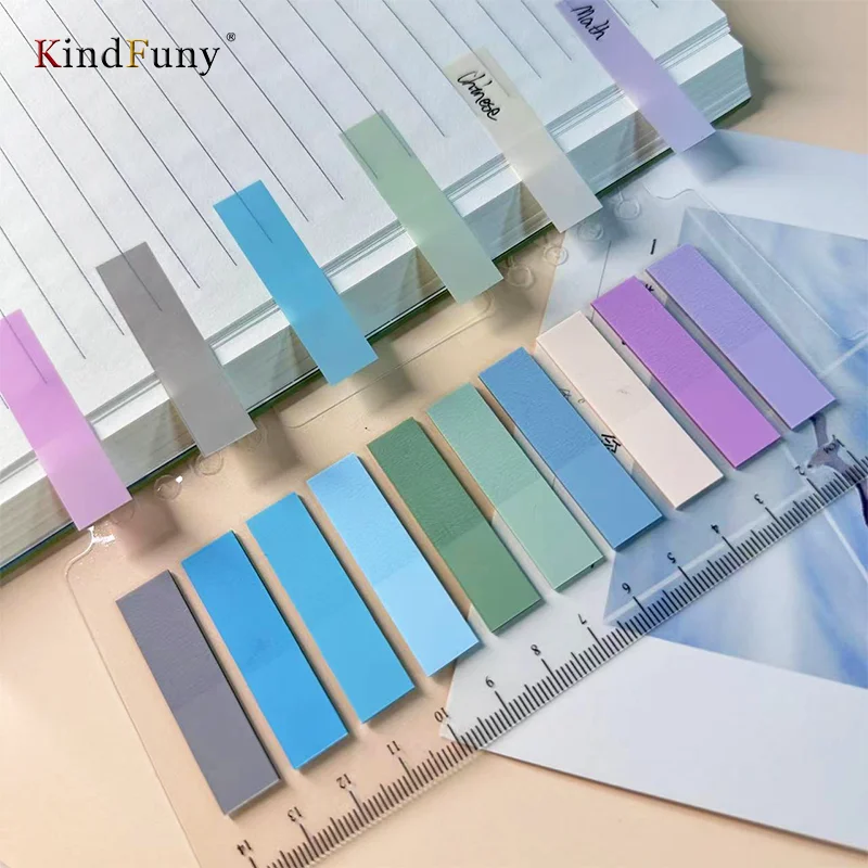 KindFuny 200 Sheets Sticky Note Transparent Sticky Note Index Tabs Arrow Flags for Page Marker Planner Stickers Office School 3