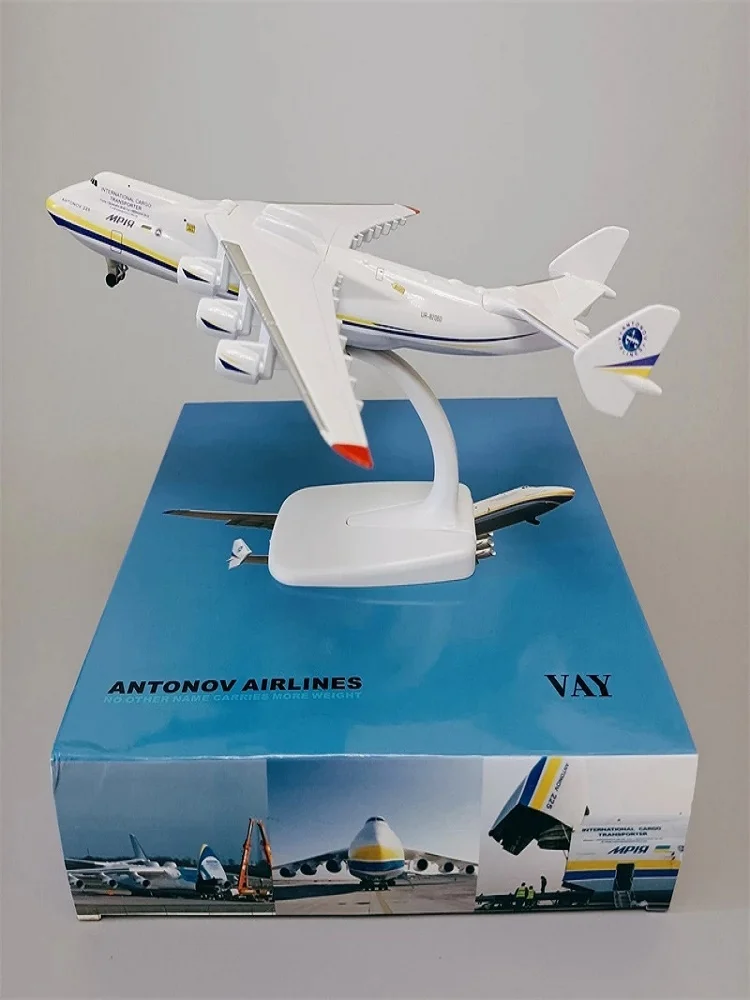 1/400 스케일 20CM an225 다이캐스트 합금 Antonov An-225 Mriya 비행기 모델 선물 컬렉션 장식 an124