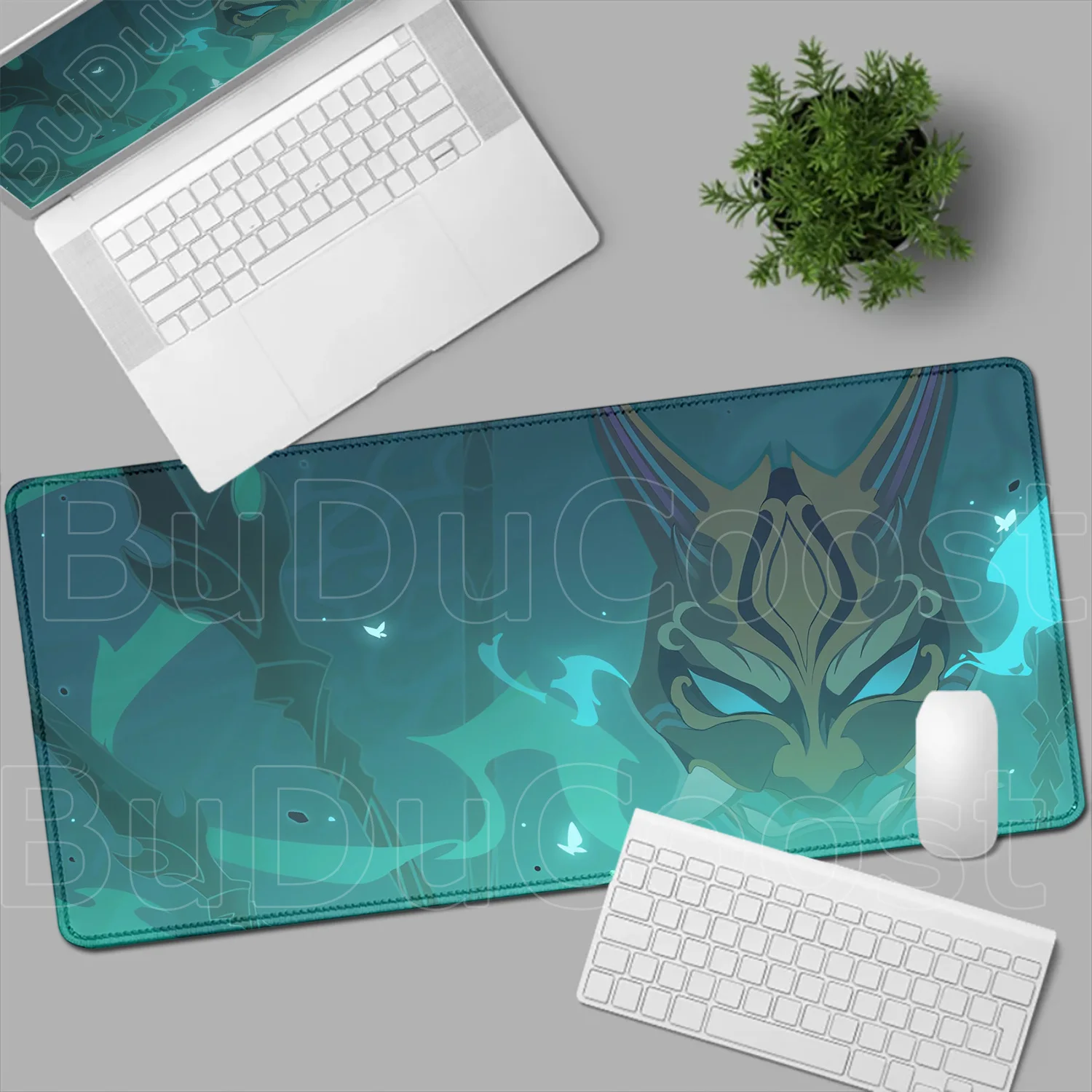 Gamer's Deluxe Edge-Locked Mouse Pad Featuring Iconic Genshin Impact Characters