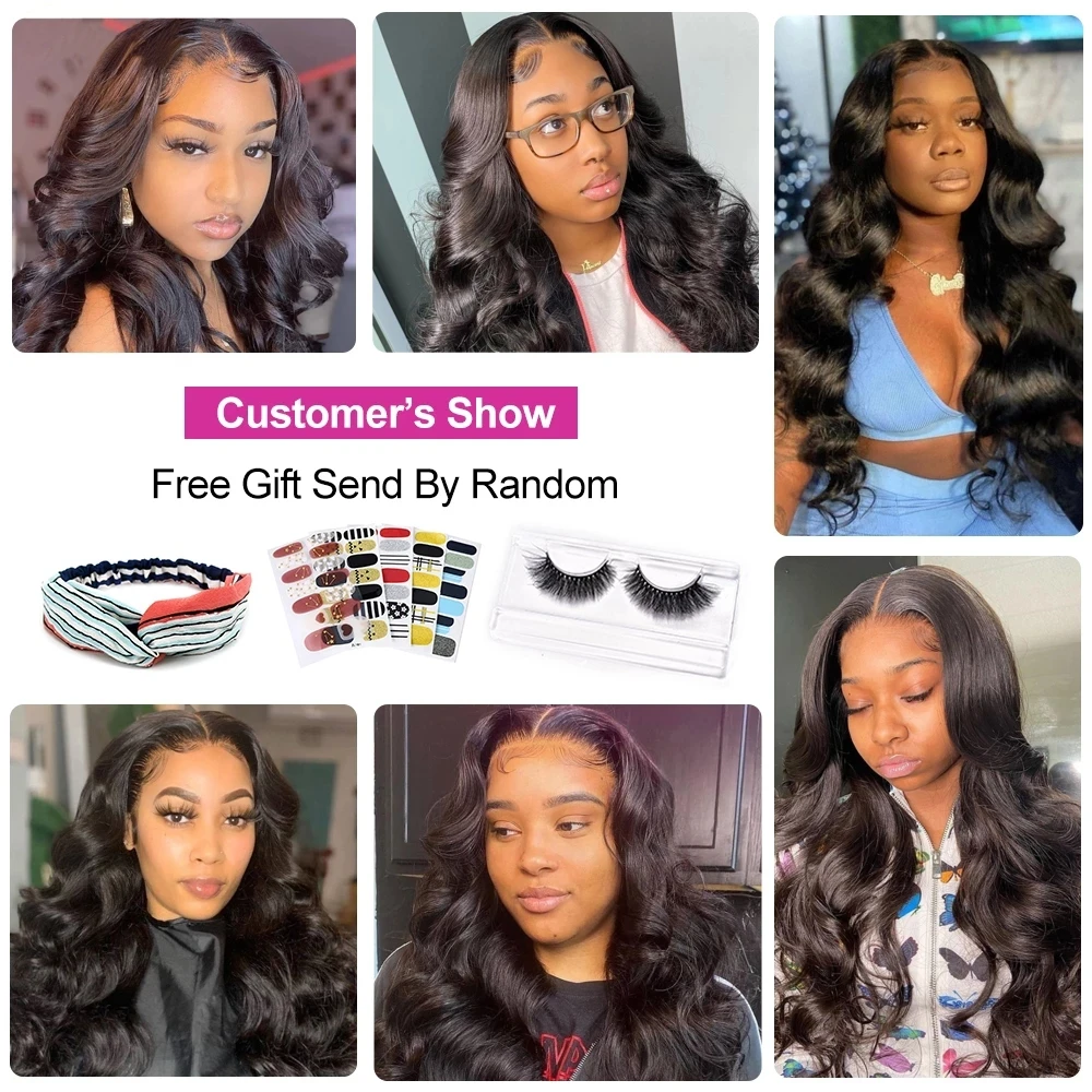 Nadula Human Hair Wigs 13x4 13x6 360 Full Lace Front Wig Brazilian Body Wave Swiss Body Wave for Women