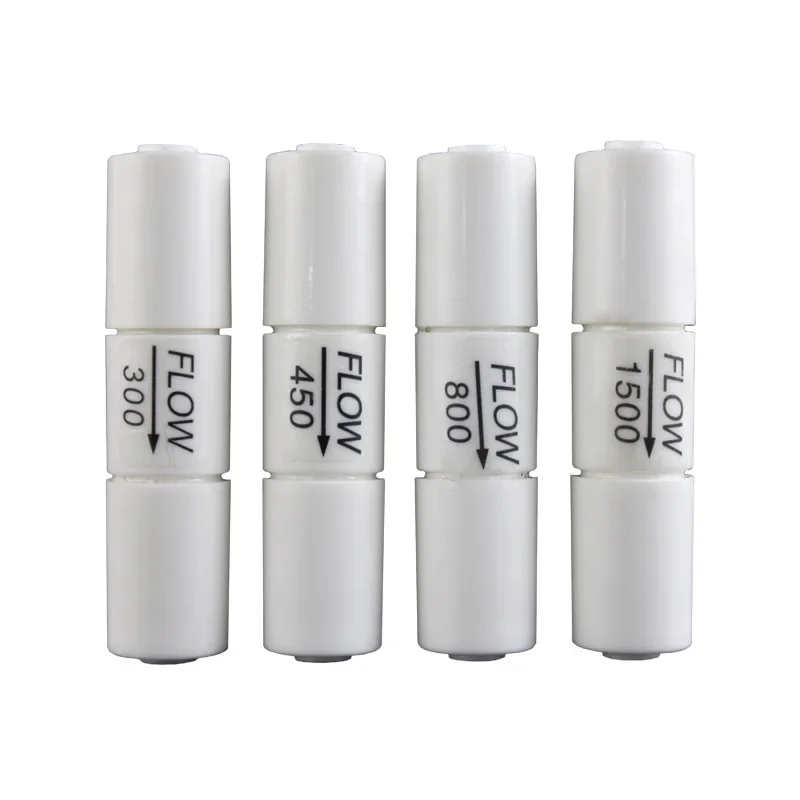 High-Capacity RO Water System Waste Water Flow Restrictor with Quick Pipe Fitting