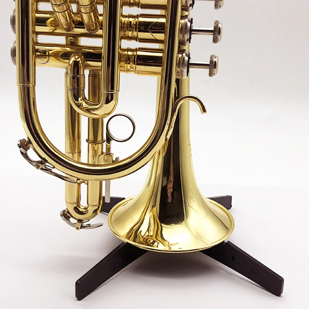 WinnerEco Instrument Tripod Holder Foldable Trumpet Tripod Holder Stand Metal Brass Leg Instrument Accessories 