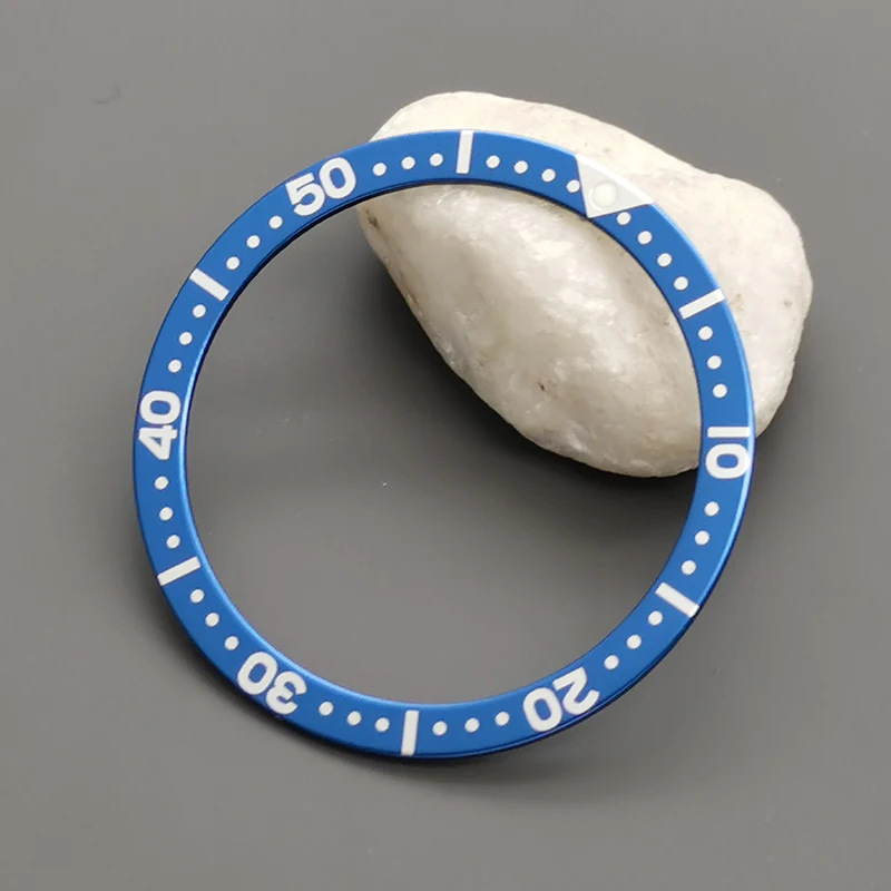 Insero Ghiera In Ceramica Da 38mm Per Seiko SKX007, Antigraffio, Colori Vivaci E Finitura Lucida