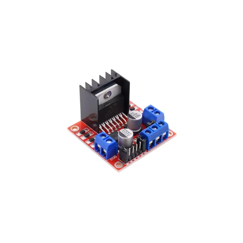 2PCS L298N DC 모터 드라이브 스테퍼 모터 지능형 자동차 모터 제어 모터 드라이버 보드 모듈 L298N