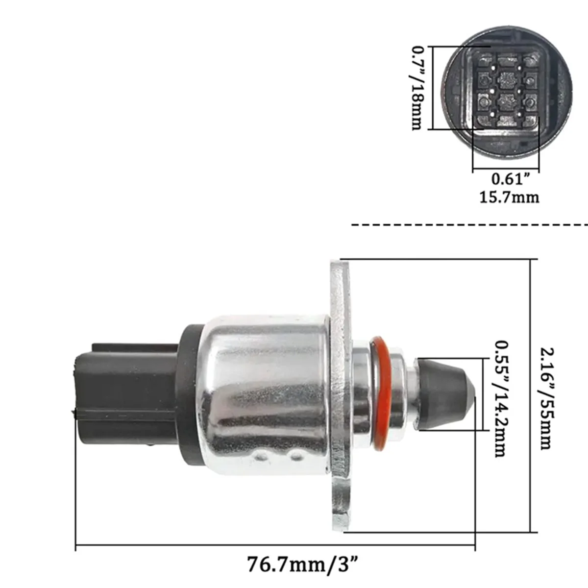 IAC Idle Air Control Valve 1993-1999 for Subaru Impreza Air Control Valve Assy 22650-AA240 A33-660-R00 22650AA240