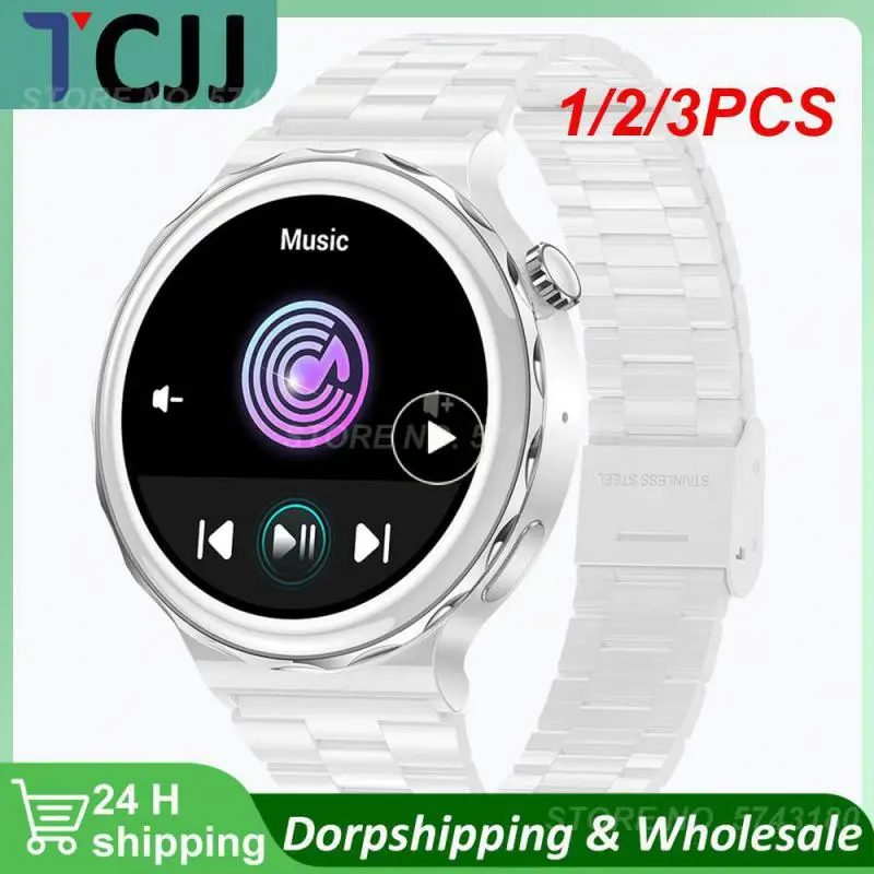 

1/2/3 шт. новые женские Смарт-часы GT3 с беспроводной зарядкой и пользовательским циферблатом, 1,36 дюйма, IP68, водонепроницаемые