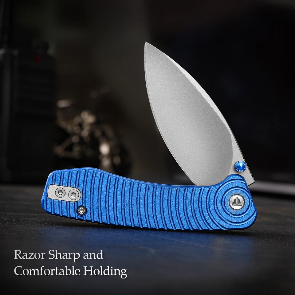 TRIVISA Koala-L Pocket Folding Knife for Men,EDC Camping Outdoor