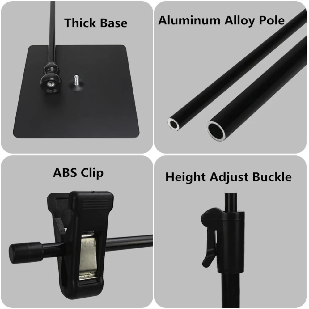 Adjustable Height Supermarket POP Clip Advertising Poster Display Stand Price Label Sign Holder Banner Poster Frame