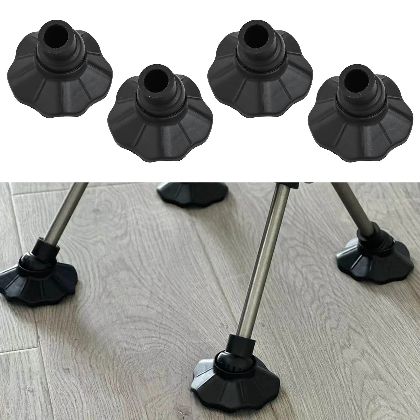 4 stücke Outdoor Camping Stuhl Fuß Für Pads Stuhl Bein Matte Nicht-slip Anti-trap Abdeckungen Klappstuhl Anti slip Fußstütze – Detail 12